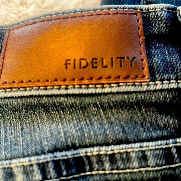 Fidelity Sz 30 Stevie D Rise Slim Straight Jeans in Royalton - Picture 9 of 16